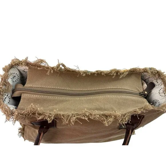 New Myra Bag Natures Delight Natural Southwestern Casual Fabric Cowgirl Festival - Picture 7 of 12